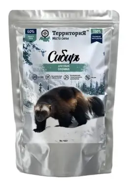 ТерриториЯ влажный корм "Сибирь" с олениной для собак (пауч)