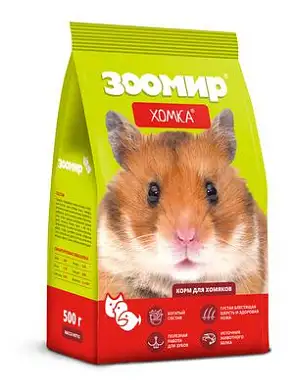 ЗООМИР "Хомка" Сухой корм для хомяков и других мелких грызунов