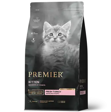 Premier сухой корм для котят с индейкой